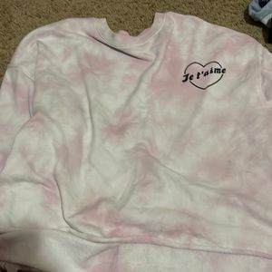 “je t’aime” top, (means i like you in french)